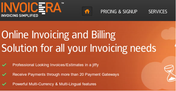 Invoicera - online invoicing