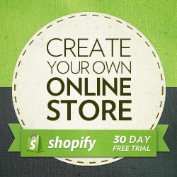 shopify - create your own online store