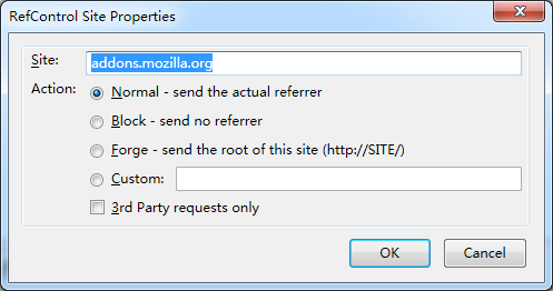 block referer in Firefox